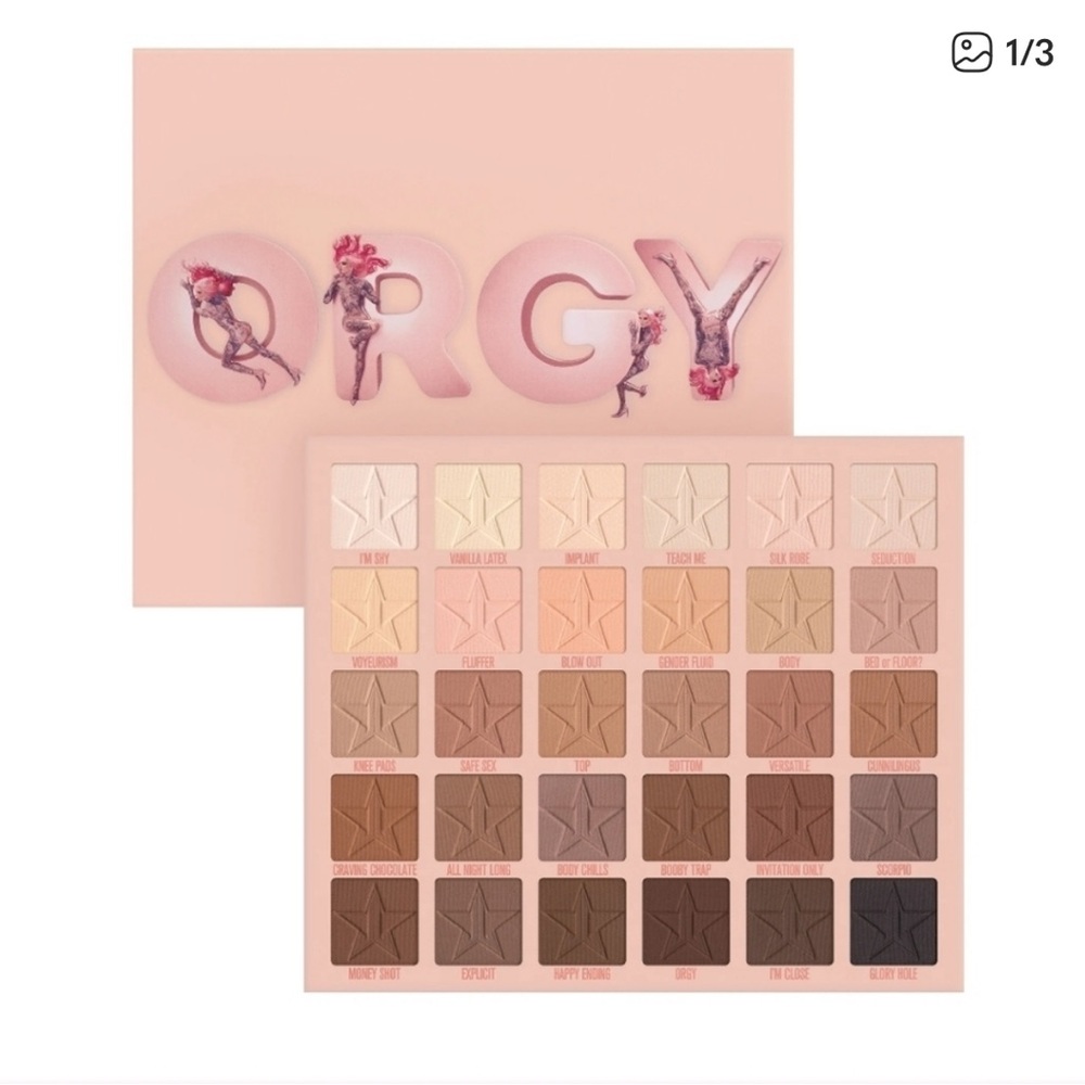 Jeffree Star Orgy Eyeshadow Palette